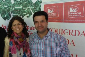 Emiliano Domene y María Jesús Amate, de IU Huércal de Almería.