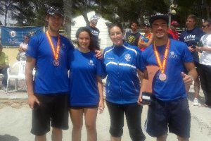 Deportistas.