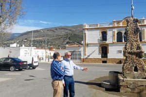 Fuente de la Plaza Maestro Barco que se remodelará..