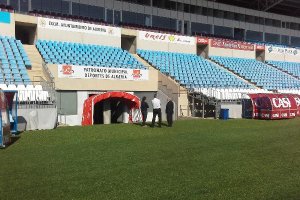Alfonso está en el Estadio.