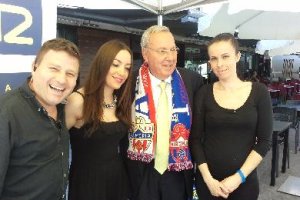 Con los camareros de Tentempié.