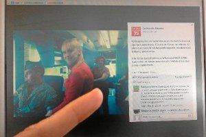 La noticia de la donación seguida en Facebook. 