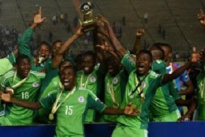 Futbolistas africanos.