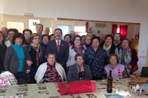 El delegado durante su visita al centro gestionado por la Junta.