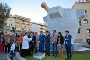 La maza se rompió durante su instalación hace unos días 