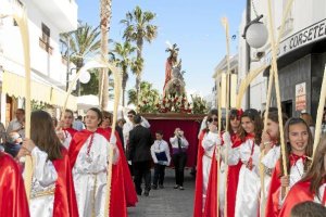 Procesión de La Borriquita en Carboneras.