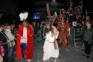 Representación de la Pasión de Cristo.