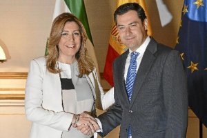 Encuentro de ayer de Díaz y Moreno.