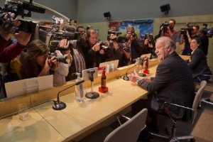 Vicente Del Bosque, en sala de prensa.