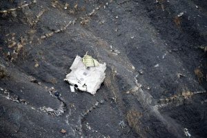 Accidente de avión en Los Alpes.