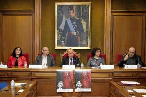 Presentación de las XXXII Jornadas de Teatro del Siglo de Oro de Almería, ayer.