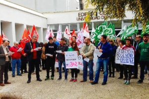 Huelga ayer en la Universidad de Almería