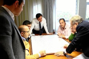 Reunión sobre actuaciones en materia de pluviales.