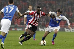 Dubarbier, en el Athletic-Almería.
