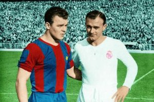 Kubala y Di Stéfano, los protagonistas del primer Clásico televisado.