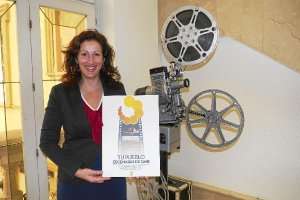 La diputada de Cultura, María Vázquez, tras la rueda de prensa.