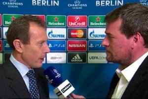 Butragueño, con Ricardo Sierra.