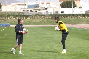 Julián Cuesta y el maestro Ángel Férez.