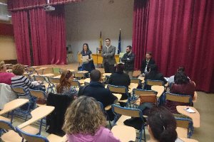 Concejales del equipo de gobierno municipal se reúnen con el AMPA del Conservatorio.