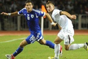 Hemed con la selección nacional de Israel.