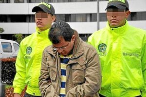 El acusado en el momento de su dentención en Colombia.