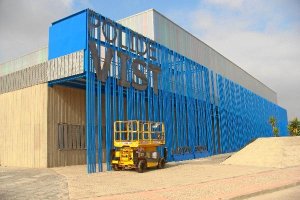 Aspecto actual del pabellón polideportivo.