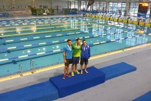 En el podio con los mejores.