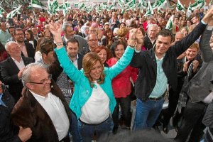 Clausura del acto de anoche.