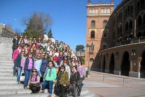 Participantes en el viaje cultural,
