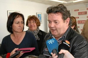 Encuentro entre Rosalía Martín y Juan Pallarés. 