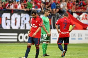Nino, el 7 de Osasuna en la última derrota rojilla en Santander.