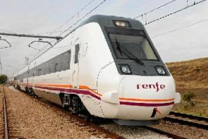 El tren que hace el trayecto hasta Sevilla.