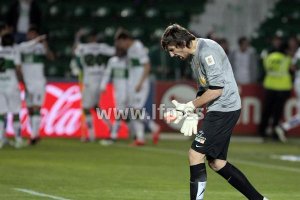 Julián se lamenta del 1-0.