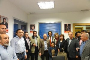 Miembros del Equipo de Gobierno del Ayuntamiento roquetero, en la  inauguración de la sede.