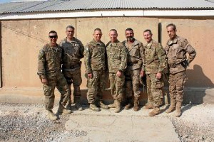 Mandos españoles y estadounidenses en Irak