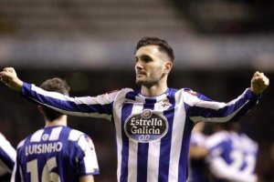 Lucas Pérez, jugador del Deportivo.