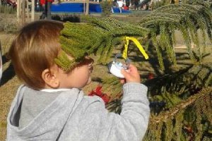 Los peques de Almería se despiden de sus chupes en el Arbol de los Chupetes de Almería