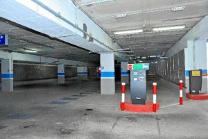 Interior del aparcamiento de Padre Méndez