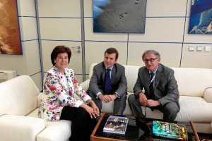 Mercedes Tapia en una reciente reunión en Madrid.