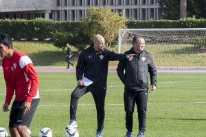 JIM con su ayudante Paco Imbernón.