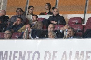 Alfonso García, en el palco del Mediterráneo.