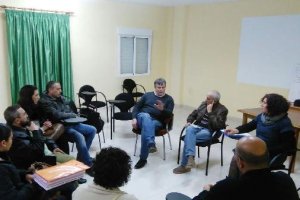 Reunión de la Plataforma de Afectados por Hepatitis C en Almería.