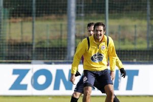 Celso Borges, en un entrenamiento.