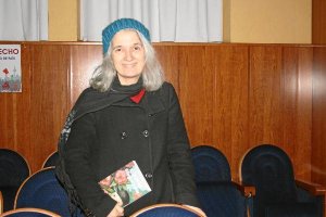 Belén Gopegui durante la presentación de El comité de la noche.