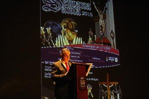 Momento de la lectura del pregón