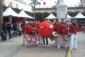 Tomatal y la Charanga de LA VOZ ya están en la Plaza Vieja.