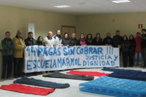 Encierro de los 18 trabajadores del centro la semana pasada