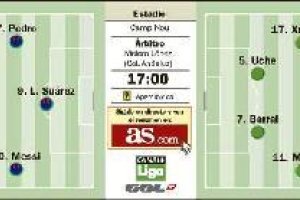 Todo para seguir el Barça-Levante.