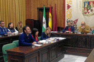 Pleno de ayer en el que se aprobó el presupuesto.