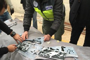 La Policía extrae la cocaína de las pieles